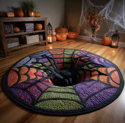 🎃Oversized 3D Optical Illusion Halloween Round Rug👻, 💀Spooky Skeleton Mummy Octopus Non‑Slip Floor Mat🕸️, 🦇Living Room Bedroom Halloween Decor Carpet🔮, There is a wide variety of styles.