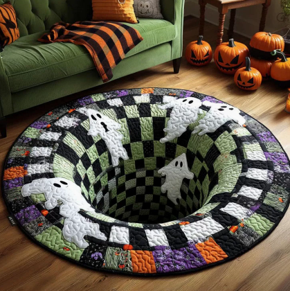 🎃Oversized 3D Optical Illusion Halloween Round Rug👻, 💀Spooky Skeleton Mummy Octopus Non‑Slip Floor Mat🕸️, 🦇Living Room Bedroom Halloween Decor Carpet🔮, There is a wide variety of styles.