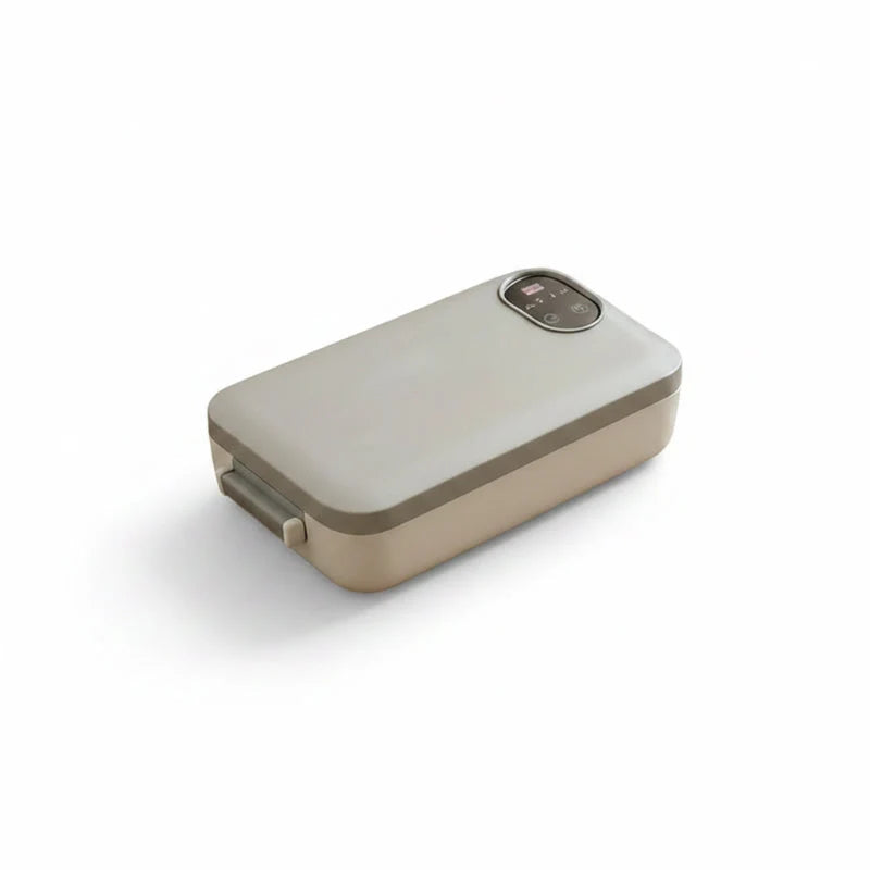 🍱🔋 Rechargeable Self‑Heating Electric Lunch Box ⚡🌡️ 1L Portable Leak‑Proof for School Office Travel