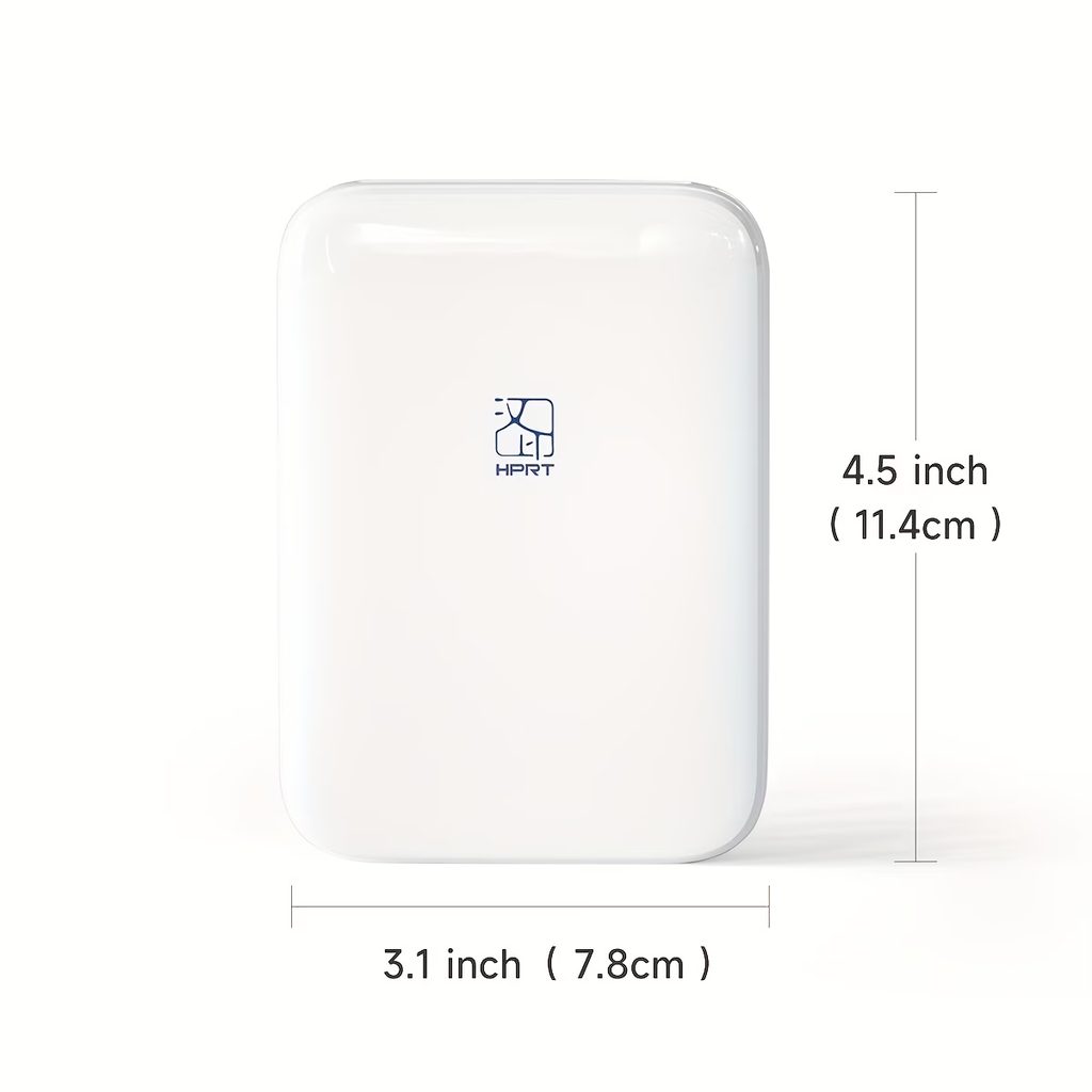 📸 Compact Wireless Portable Photo Printer 🔋 Rechargeable Built‑in Battery, Phone Connection for iPhone & Android, Practical Birthday Gift for Friends and Family