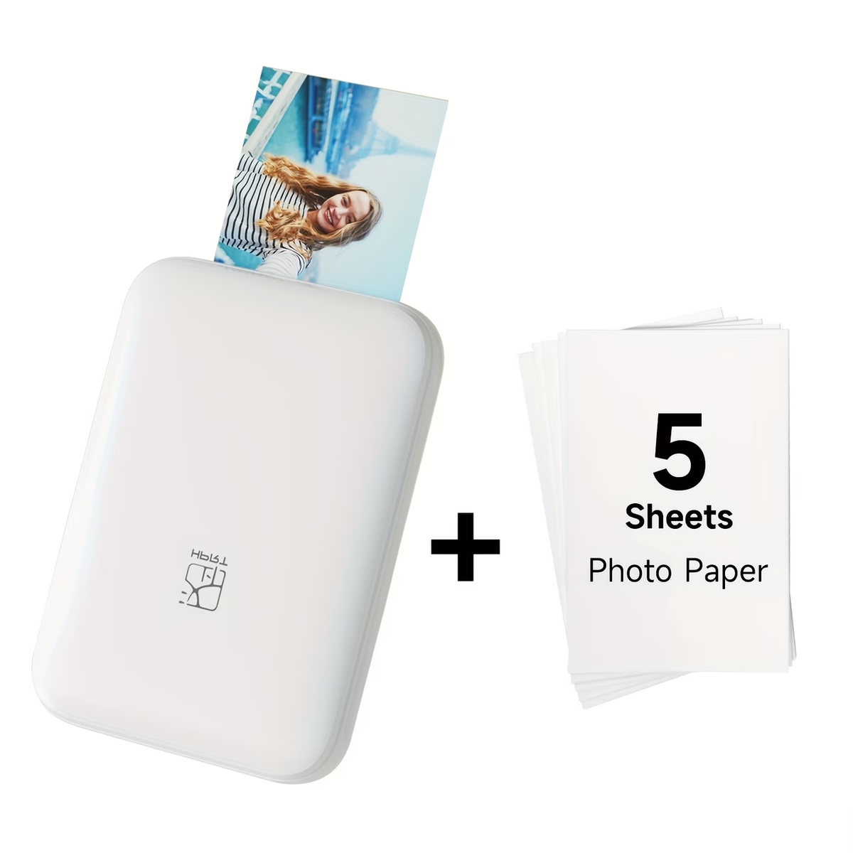 📸 Compact Wireless Portable Photo Printer 🔋 Rechargeable Built‑in Battery, Phone Connection for iPhone & Android, Practical Birthday Gift for Friends and Family