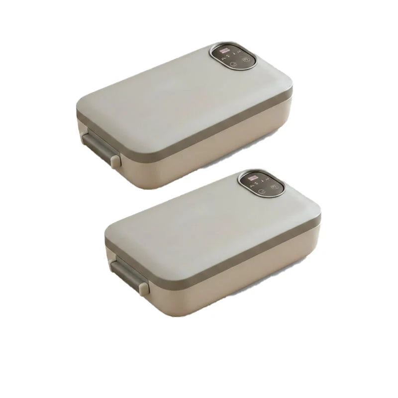 🍱🔋 Rechargeable Self‑Heating Electric Lunch Box ⚡🌡️ 1L Portable Leak‑Proof for School Office Travel